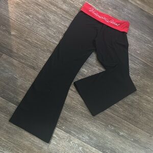 Victoria’s Secret fold over flare/bootcut yoga pants leggings Y2K